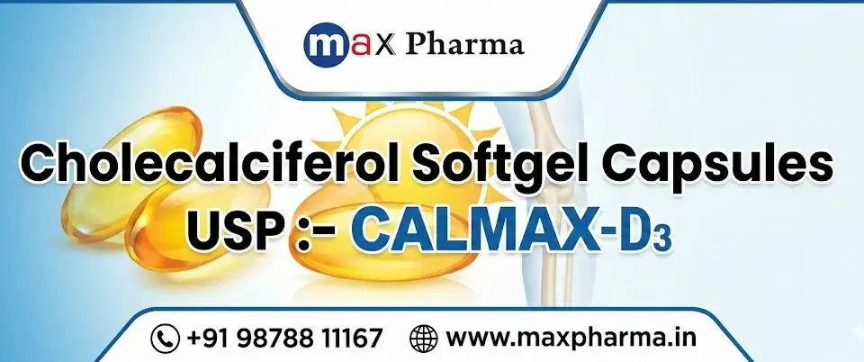 Cholecalciferol Softgel Capsules USP - CALMAX-D3